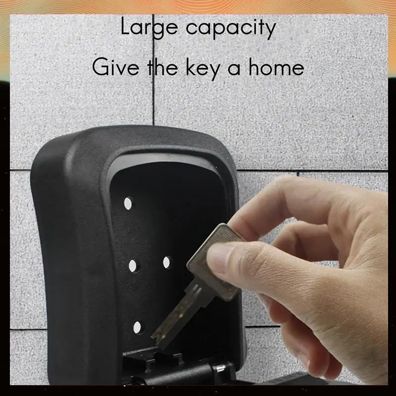 2X Key Lock Box, Wall-Mounted Zinc Alloy Key Box Weatherproof 4-Digit Combination Key Storage Lock Box-Y05A
2X Key Lock Box, Wall-Mounted Zinc Alloy Key Box Weatherproof 4-Digit Combination Key Storage Lock Box-Y05A