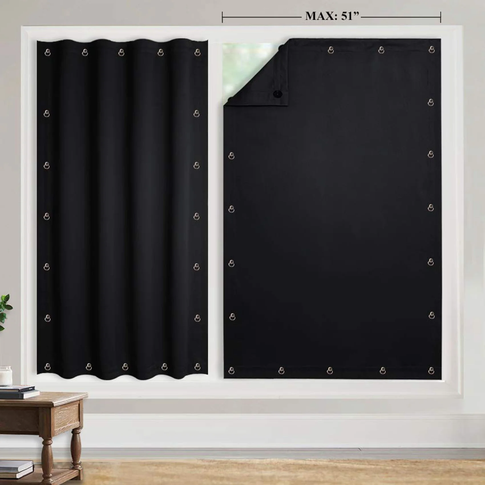 PORK-3X Temporary Blackout Blind Curtain For Window Adjustable Sucker Shade Drape Thermal Insulated Noise Reducing Panels
PORK-3X Temporary Blackout Blind Curtain For Window Adjustable Sucker Shade Drape Thermal Insulated Noise Reducing Panels