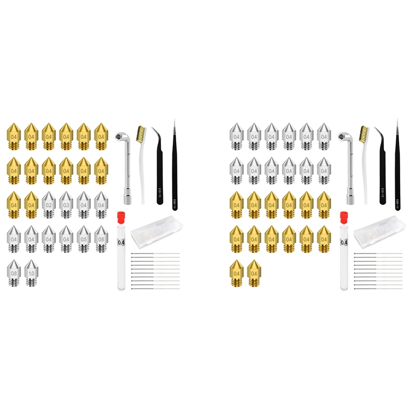 Игла для чистки сопла MK8 E3D, набор инструментов для чистки сопла, удаление гаечного ключа, пинцет для 3D принтера, деталь CR10, 26 шт.
Игла для чистки сопла MK8 E3D, набор инструментов для чистки сопла, удаление гаечного ключа, пинцет для 3D принтера, деталь CR10, 26 шт.