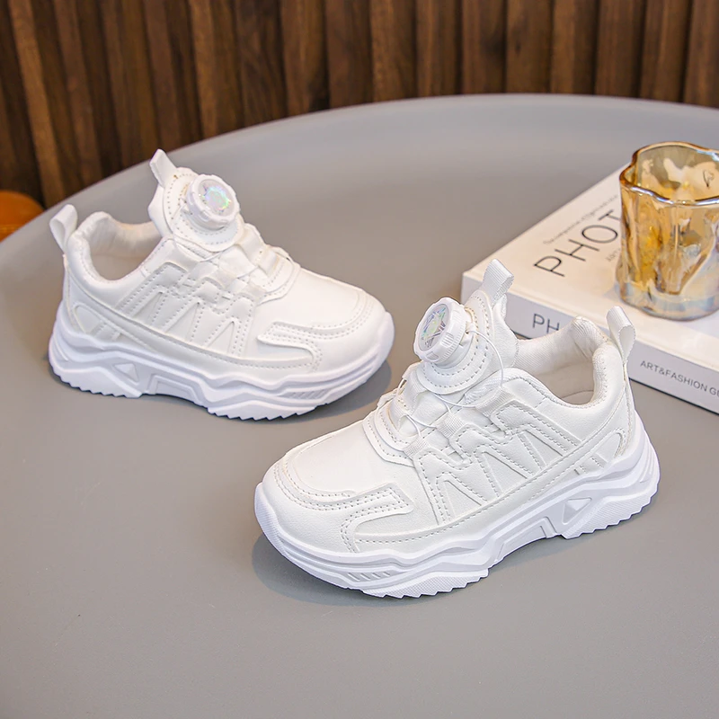 Children Running Sneakers Solid Color Casual Boy Girl White Basketball Shoes for School Breathable Non-slip Kids Sports Sneakers
Children Running Sneakers Solid Color Casual Boy Girl White Basketball Shoes for School Breathable Non-slip Kids Sports Sneakers