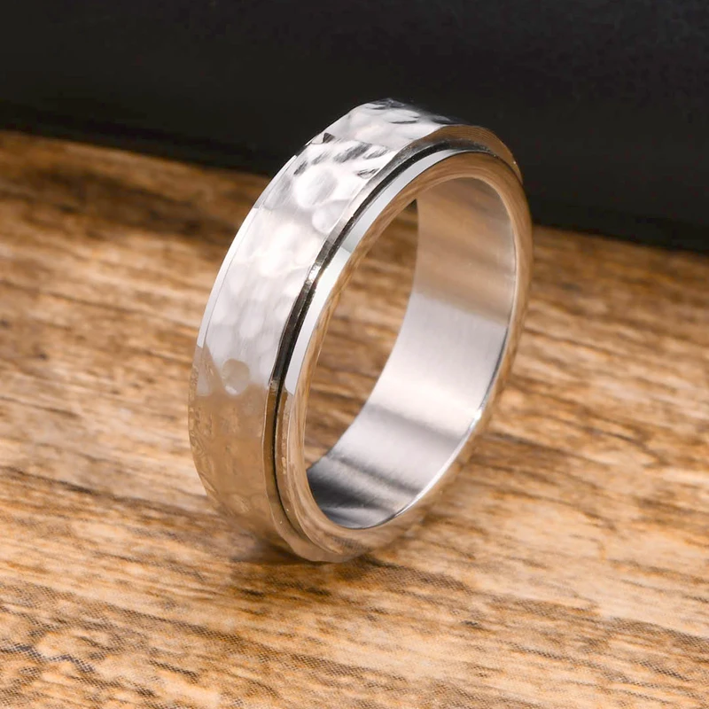 Unique Rotatable Stainless Steel Ring Retro Mens Rings Party Jewelry for Women Gift size 7-12 Wholesale / Drop shipping
Unique Rotatable Stainless Steel Ring Retro Mens Rings Party Jewelry for Women Gift size 7-12 Wholesale / Drop shipping