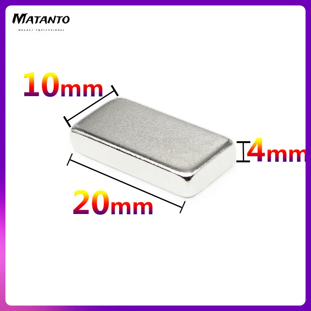 2/5/10/20/30/50/100PCS 20x10x4 mm Quadrate Rare Earth Neodymium Magnet 20x10x4mm Block Strong Powerful Magnets Sheet 20*10*4 N35
2/5/10/20/30/50/100PCS 20x10x4 mm Quadrate Rare Earth Neodymium Magnet 20x10x4mm Block Strong Powerful Magnets Sheet 20*10*4 N35