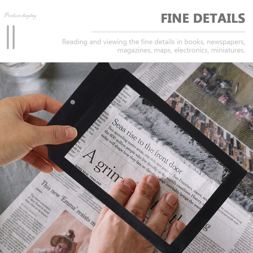 2Pcs Page Magnifier for Reading Handheld Magnifying Glass for Seniors Extra Large Lens 3 Times Magnification Easy to
2Pcs Page Magnifier for Reading Handheld Magnifying Glass for Seniors Extra Large Lens 3 Times Magnification Easy to