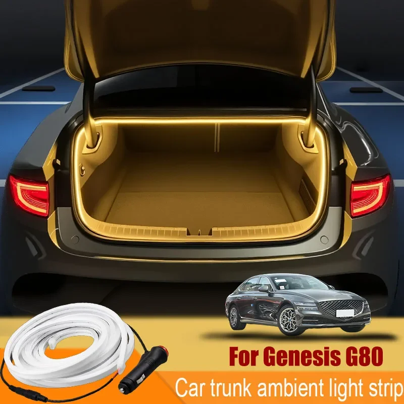 For genesis G80 Automobile trunk ambient light automatic sensing car interior lighting with accessories
For genesis G80 Automobile trunk ambient light automatic sensing car interior lighting with accessories