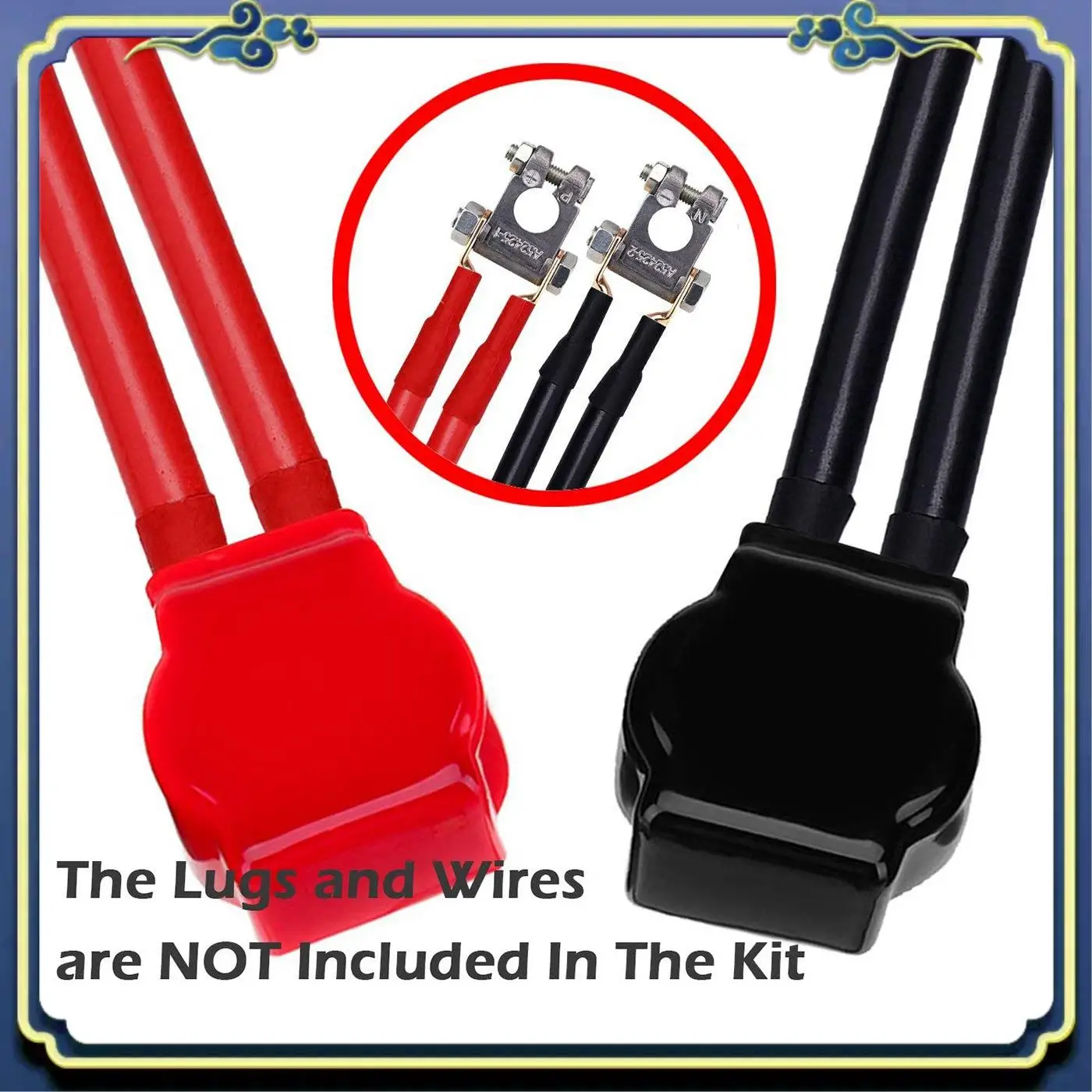 AU16-Battery Terminals(Heavy Duty) Battery Terminal Negative & Positive With Plastic Cover Made Of Lead Alloy Kit
AU16-Battery Terminals(Heavy Duty) Battery Terminal Negative & Positive With Plastic Cover Made Of Lead Alloy Kit