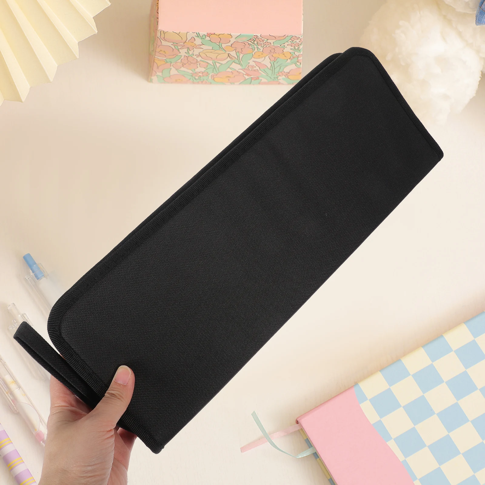 1pc 15 Slots Paint Brush Holder Durable Canvas Storage Artist Rollup Black Pen Curtain Ideal For Students Advanced Painters
1pc 15 Slots Paint Brush Holder Durable Canvas Storage Artist Rollup Black Pen Curtain Ideal For Students Advanced Painters