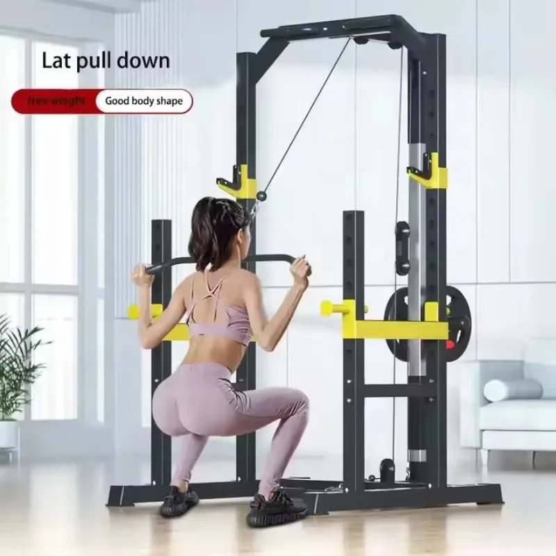 Multifunctional Metal Power Rack Adjustable Squat Cage with Pull-up & Dip Station
Multifunctional Metal Power Rack Adjustable Squat Cage with Pull-up & Dip Station