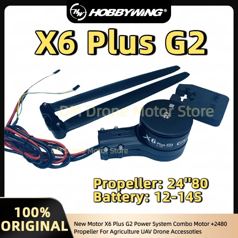 Оригинальная комбинированная система питания двигателя Hobbywing X6 Plus G2, 24 дюйма, пропеллер 2480 для 10 л, 15 л, аксессуары для сельскохозяйственных БПЛА, дронов
Оригинальная комбинированная система питания двигателя Hobbywing X6 Plus G2, 24 дюйма, пропеллер 2480 для 10 л, 15 л, аксессуары для сельскохозяйственных БПЛА, дронов