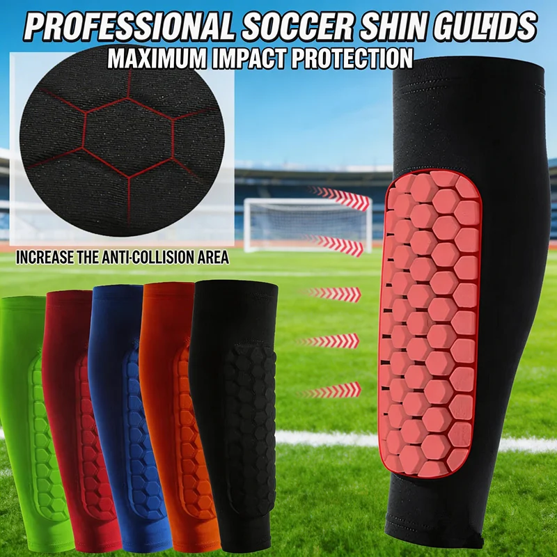 1pair Soccer Shin Guards Pads,Calf Compression Sleeve with Honeycomb Pads,Ski Protection Breathable Moisture Wicking Shin Guards
1pair Soccer Shin Guards Pads,Calf Compression Sleeve with Honeycomb Pads,Ski Protection Breathable Moisture Wicking Shin Guards