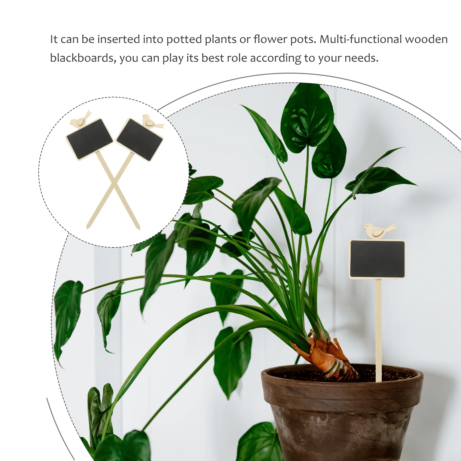 5pcs Plant Decoration Chalkboard Stakes Wooden Mini Blackboard Signs For Garden Pots Easy Install Smooth Writing Surface
5pcs Plant Decoration Chalkboard Stakes Wooden Mini Blackboard Signs For Garden Pots Easy Install Smooth Writing Surface