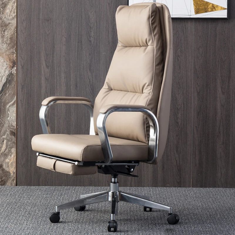Modern Leather Office Chair Comfort Lounge Design Office Chair With Footrest Caster Wheels Cadeira Gamer Furniture
Modern Leather Office Chair Comfort Lounge Design Office Chair With Footrest Caster Wheels Cadeira Gamer Furniture