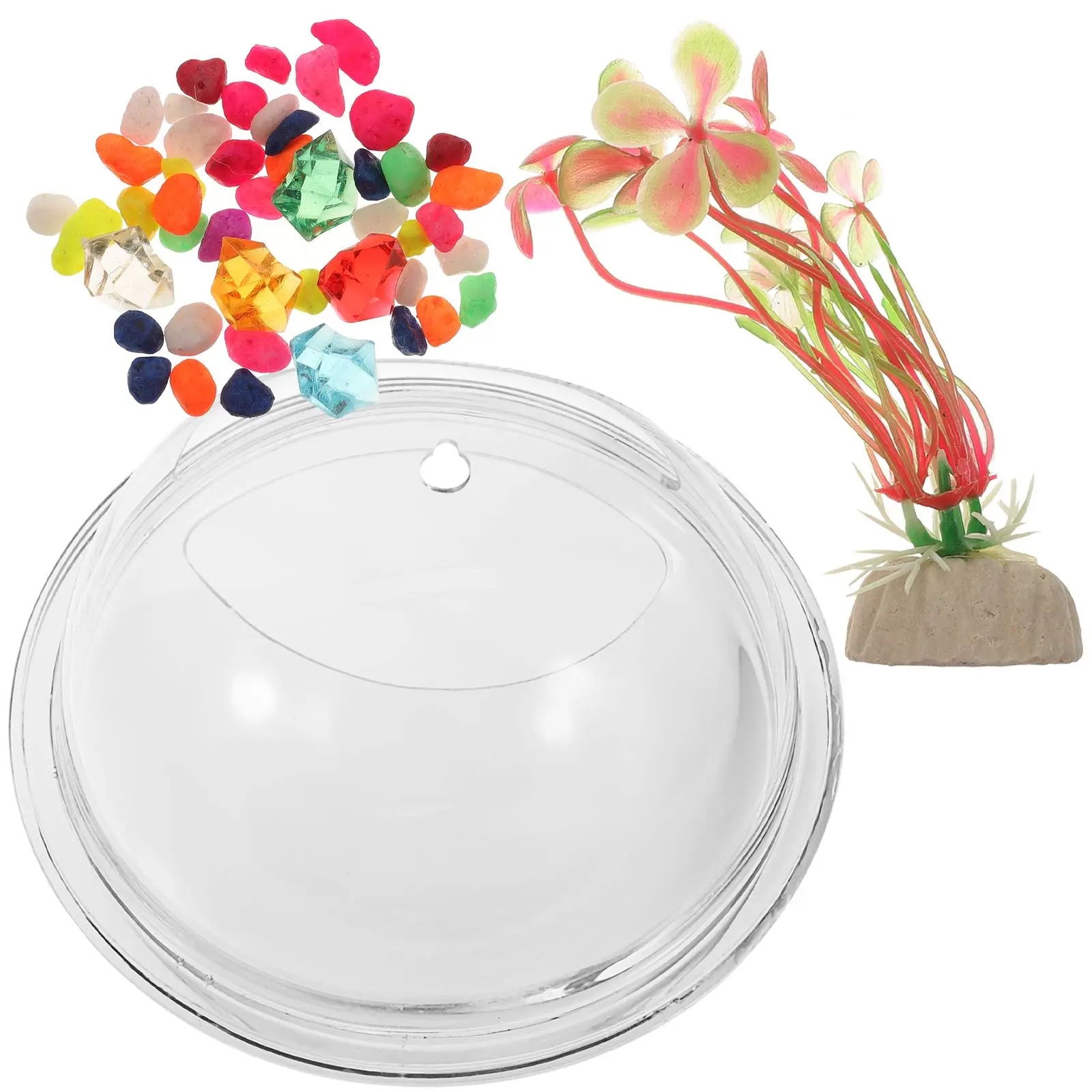 Wall Mounted Vase 15cm Diameter Mirror Finish Creative Fish Tank Decor Acrylic Flower Vase for Home Decor Gifts
Wall Mounted Vase 15cm Diameter Mirror Finish Creative Fish Tank Decor Acrylic Flower Vase for Home Decor Gifts