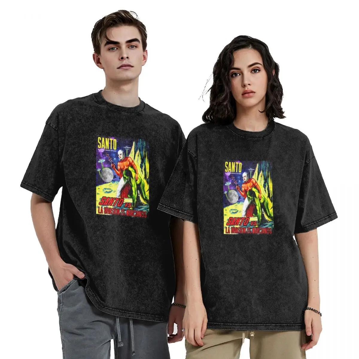 El Santo Vs. Los Marcianos T-Shirt graphics Personalized t-shirt quick-drying funny shirt cotton oversized t shirts for men
El Santo Vs. Los Marcianos T-Shirt graphics Personalized t-shirt quick-drying funny shirt cotton oversized t shirts for men