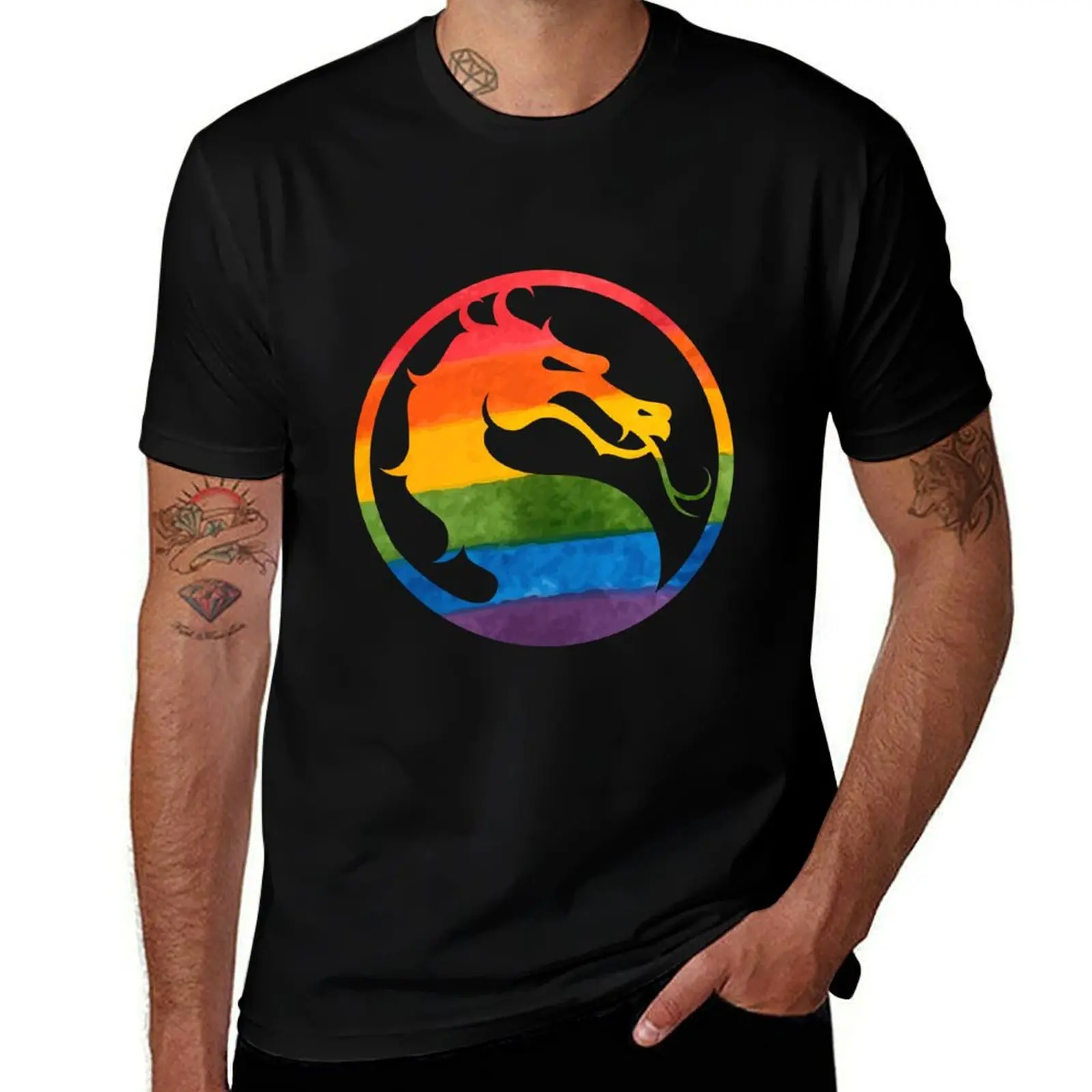 Mortal Kombat Pride Month Dragon Logo Shirt T-Shirt korean fashion anime stuff vintage cheap stuff Men's clothing
Mortal Kombat Pride Month Dragon Logo Shirt T-Shirt korean fashion anime stuff vintage cheap stuff Men's clothing