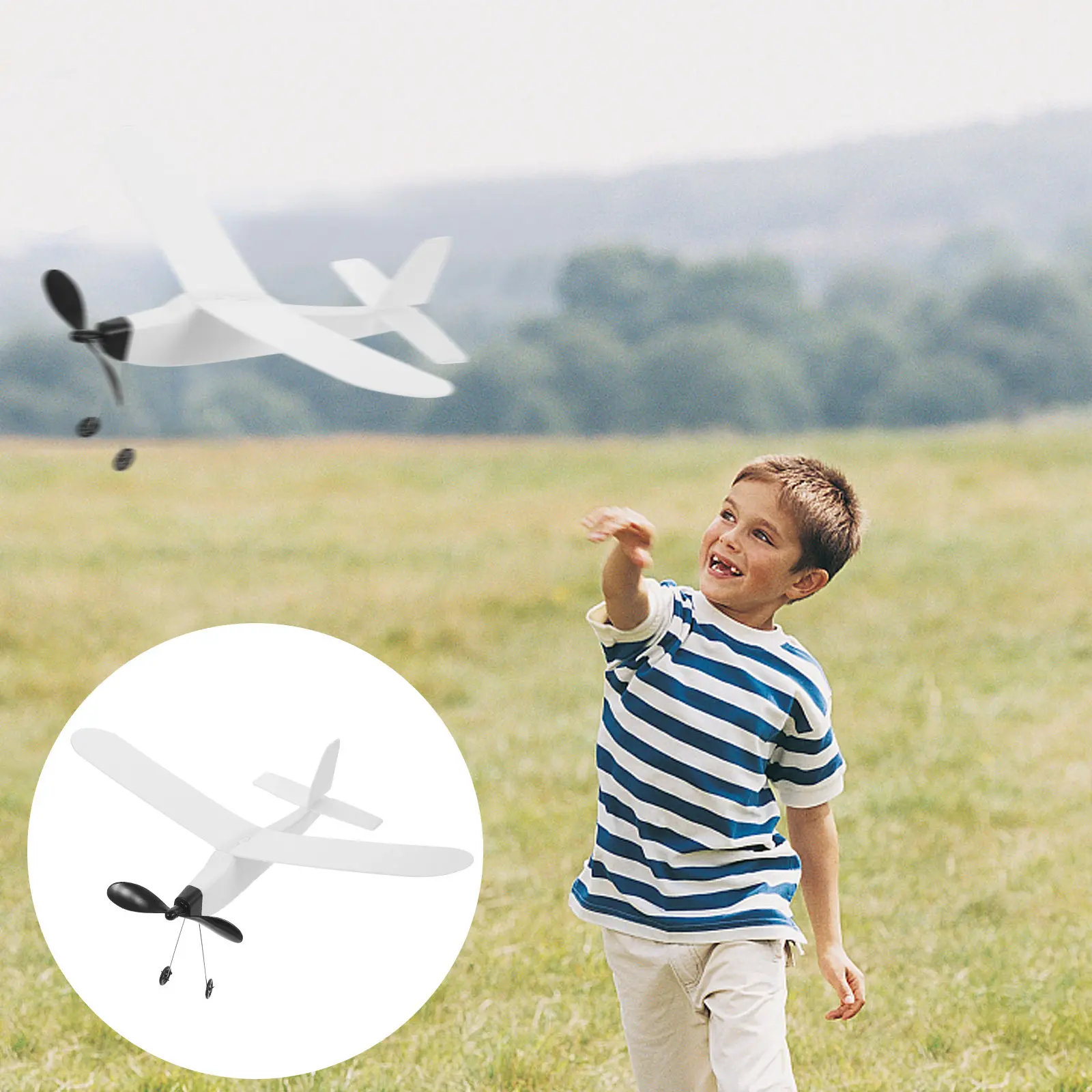 Rubber Band Airplane Outdoor Flying Glider Handcrafted Foam Plane Kids Educational Fun Throwing Glider Airplane Random Color
Rubber Band Airplane Outdoor Flying Glider Handcrafted Foam Plane Kids Educational Fun Throwing Glider Airplane Random Color