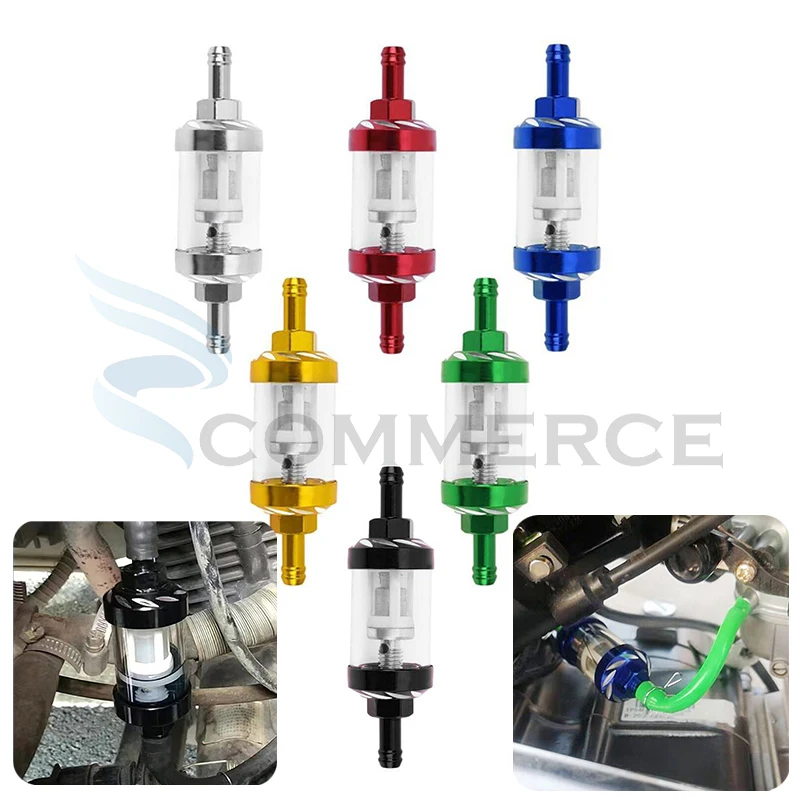 Universal 8mm CNC Aluminum Fuel/Oil Filter - Lightweight High-Perf for Motorcycle, ATV, Motocross, Buggy & Quad
Universal 8mm CNC Aluminum Fuel/Oil Filter - Lightweight High-Perf for Motorcycle, ATV, Motocross, Buggy & Quad