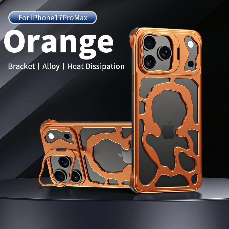 Aluminum alloy Case For iPhone 17 pro 17 promax Metal Magnetic Holder cooling framework Protective cover 16 Pro MAX
Aluminum alloy Case For iPhone 17 pro 17 promax Metal Magnetic Holder cooling framework Protective cover 16 Pro MAX