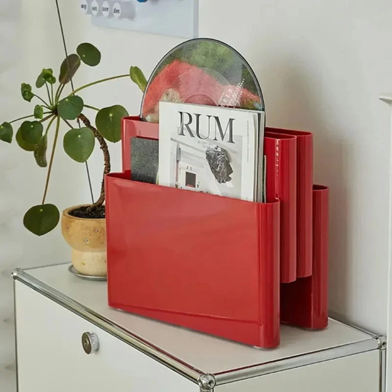 Nordic Creative Book Rack Floor-To-Ceiling Magazine Rack Desktop Decoration Books ABS Clear Vintage Four Pockets for Living Room
Nordic Creative Book Rack Floor-To-Ceiling Magazine Rack Desktop Decoration Books ABS Clear Vintage Four Pockets for Living Room