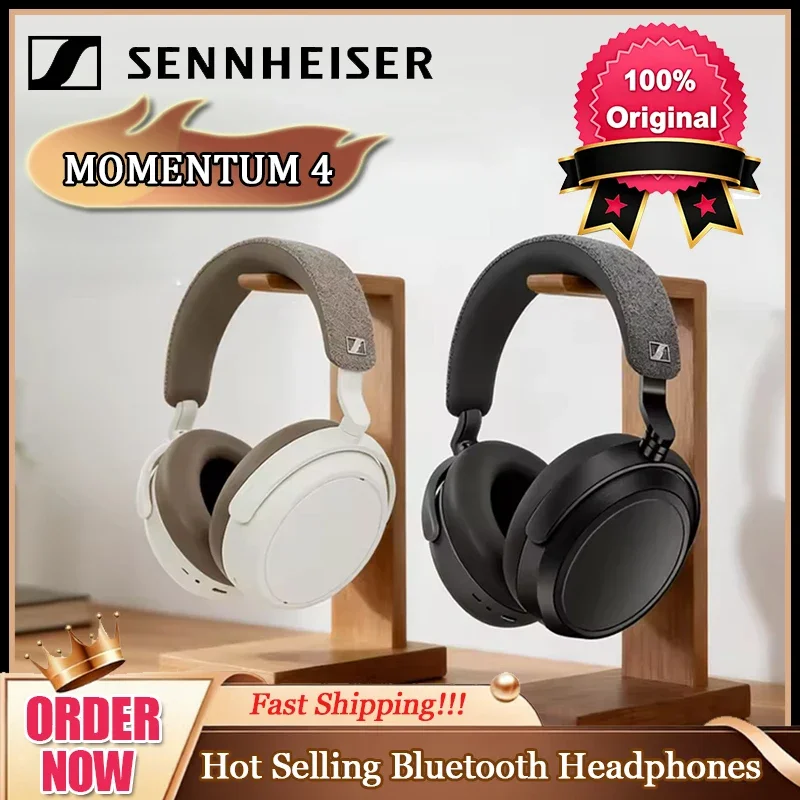 Беспроводные наушники Sennheiser MOMENTUM4, оригинальные, с ANC, 60 часами автономной работы, BT5.2, накладные, складные, с микрофоном, Hi-Fi, стерео, с шумоподавлением
Беспроводные наушники Sennheiser MOMENTUM4, оригинальные, с ANC, 60 часами автономной работы, BT5.2, накладные, складные, с микрофоном, Hi-Fi, стерео, с шумоподавлением
