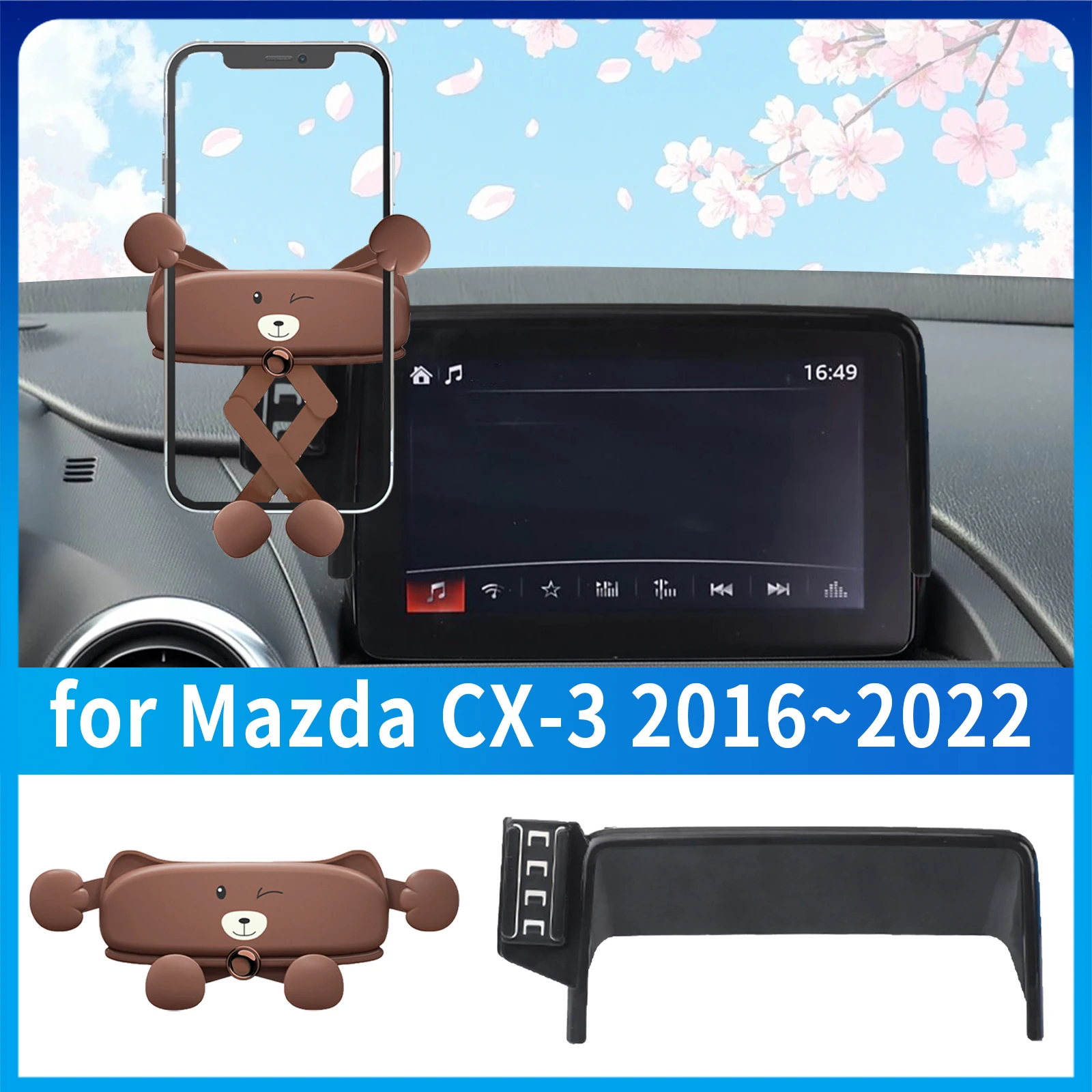 for Mazda CX-3 CX3 Sport DK 2016~2022 Accessories Car Mobile Phone Holder GPS Bracket Navigation Stand Auto
for Mazda CX-3 CX3 Sport DK 2016~2022 Accessories Car Mobile Phone Holder GPS Bracket Navigation Stand Auto