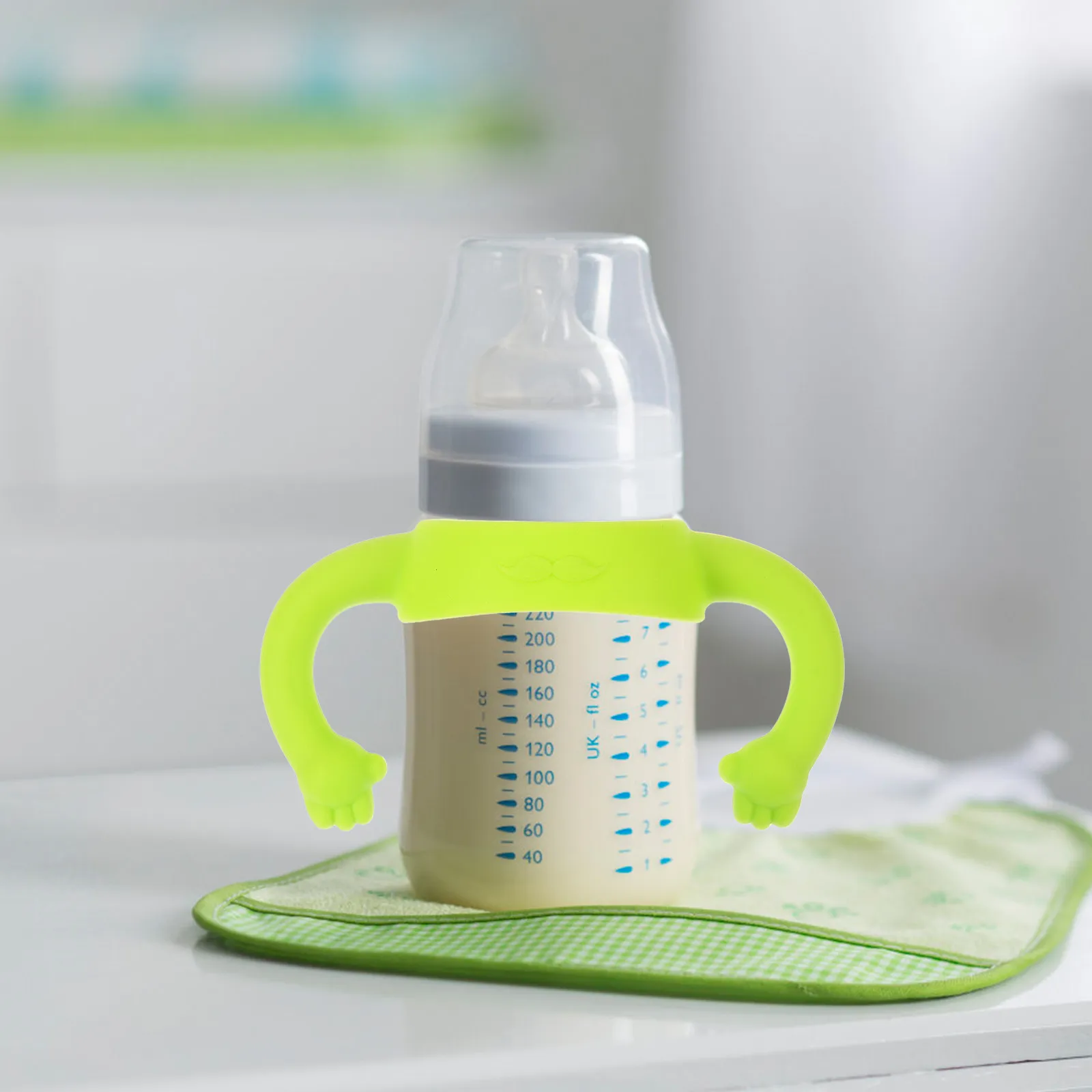 2pcs Silicone Baby Bottle Handles Universal Non-Slip Grip For Infant Toddlers Ergonomic Design Easy Install Milk Bottle
2pcs Silicone Baby Bottle Handles Universal Non-Slip Grip For Infant Toddlers Ergonomic Design Easy Install Milk Bottle