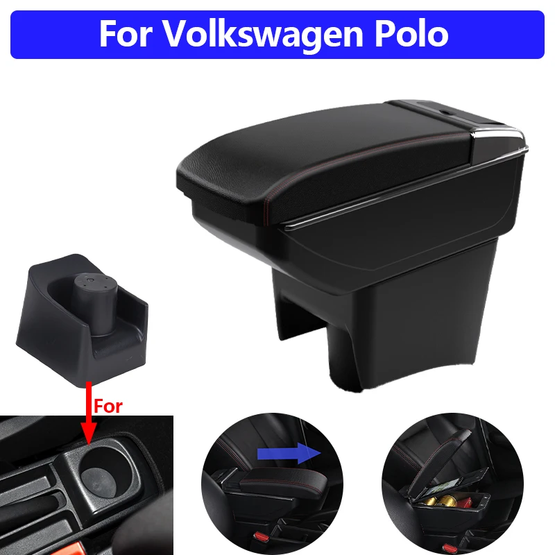 Для Volkswagen Polo, для VW Polo MK5 6R 2012-2018, центральный подлокотник-органайзер с подстаканником, из искусственной кожи, простая установка
Для Volkswagen Polo, для VW Polo MK5 6R 2012-2018, центральный подлокотник-органайзер с подстаканником, из искусственной кожи, простая установка