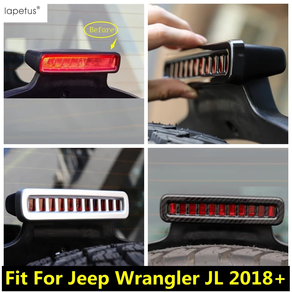 Lapetus Accessories For Jeep Wrangler JL 2018 - 2022 ABS Rear Tail High Position Brake Parking Lights Lamp Molding Cover Kit
Lapetus Accessories For Jeep Wrangler JL 2018 - 2022 ABS Rear Tail High Position Brake Parking Lights Lamp Molding Cover Kit