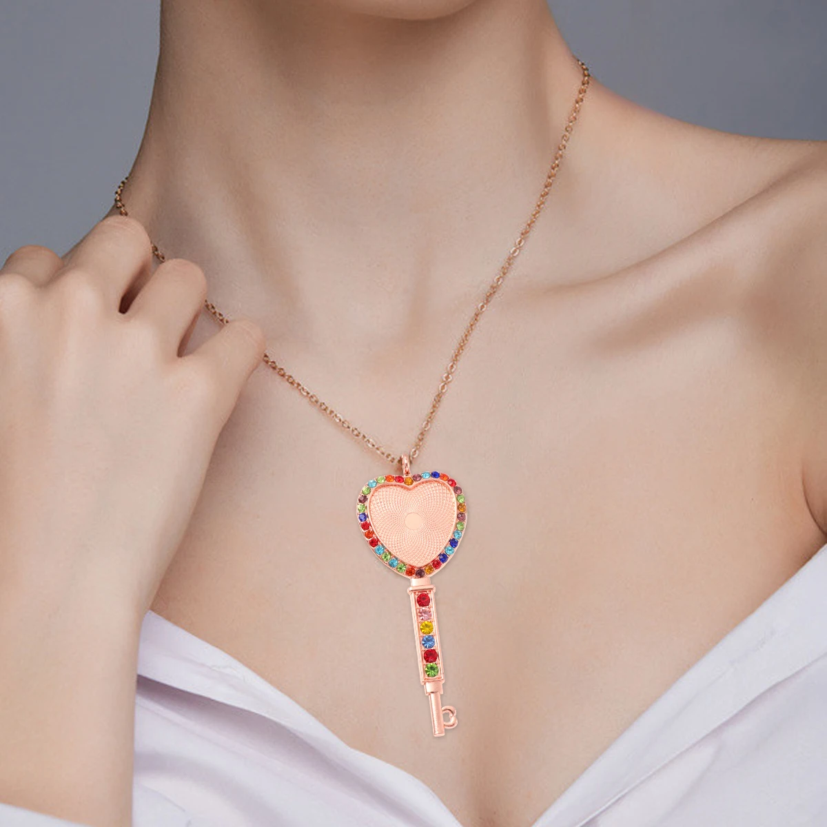 10 Pcs Heart Key Pendant Alloy Charms Metal Jewelry Making Pendants DIY Craft Supplies Necklace Accessories Women Fashion Party
10 Pcs Heart Key Pendant Alloy Charms Metal Jewelry Making Pendants DIY Craft Supplies Necklace Accessories Women Fashion Party