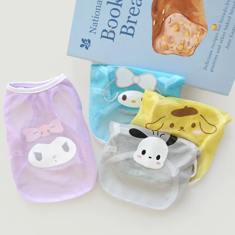 Summer PomPomPurin Pochacco Anime Kawaii Sanrio Clothes for Cats and Dogs Cute My Melody Mesh Breathable Vest Gifts Toys
Summer PomPomPurin Pochacco Anime Kawaii Sanrio Clothes for Cats and Dogs Cute My Melody Mesh Breathable Vest Gifts Toys