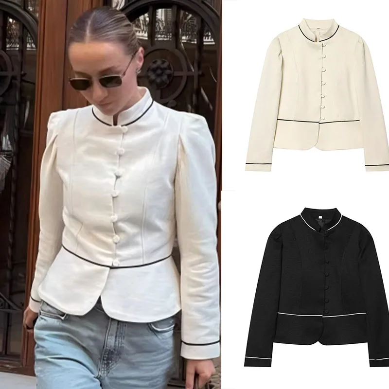 2026 New Fashion Jacket Street Style Slim Women's Blazer Spring Commuter Button Jacket
2026 New Fashion Jacket Street Style Slim Women's Blazer Spring Commuter Button Jacket