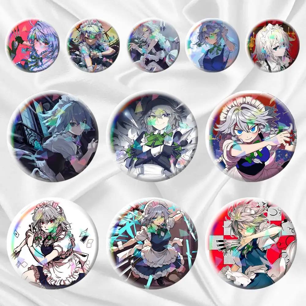 TOUHOU Project SAKUYA AYOI Cute Anime Girl 75mm 44mm 25mm Accessories Toys Badge Brooch Backpack Hat Pins
TOUHOU Project SAKUYA AYOI Cute Anime Girl 75mm 44mm 25mm Accessories Toys Badge Brooch Backpack Hat Pins