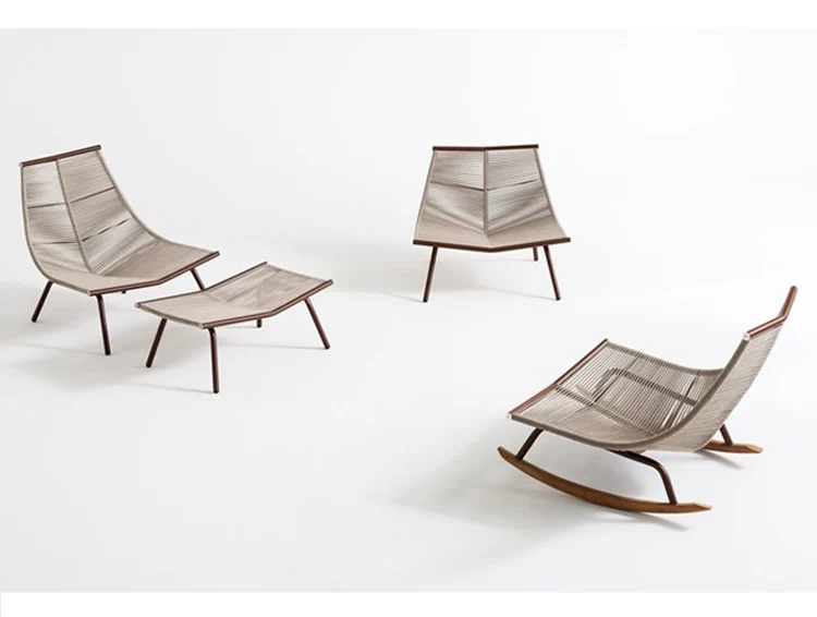 Outdoor rattan lazy recliner courtyard balcony single rattan chair sofa sun room leisure rocking chair furniture combination
Outdoor rattan lazy recliner courtyard balcony single rattan chair sofa sun room leisure rocking chair furniture combination
