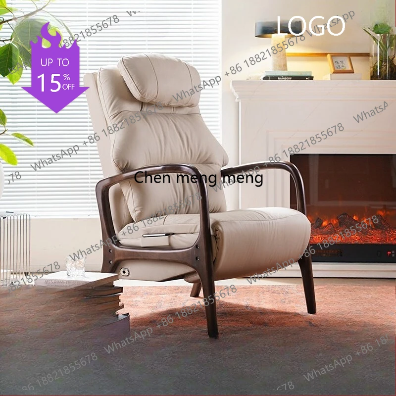 K178 M7 electric leather solid wood sofa chair comfortable support recliner living room reclining walnut lazy leisure chair
K178 M7 electric leather solid wood sofa chair comfortable support recliner living room reclining walnut lazy leisure chair