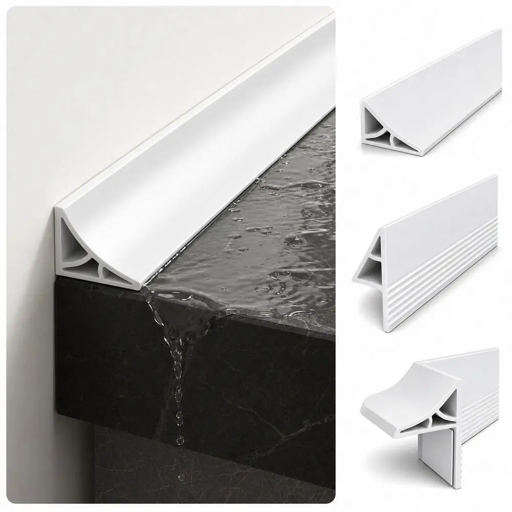 Self Adhesive Countertop Backsplash Water Stop Strip Silicone Splash Guard Seal for Kitchen Sink Bathroom Vanity Edge
Self Adhesive Countertop Backsplash Water Stop Strip Silicone Splash Guard Seal for Kitchen Sink Bathroom Vanity Edge