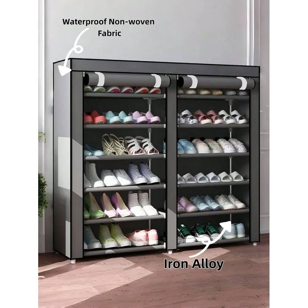 DustProof Shoe Rack With Cover, Storage Shelf, SpaceSaving, Sturdy, Fashionable, Easy To Assemble And Disassemble, Portable, Su
DustProof Shoe Rack With Cover, Storage Shelf, SpaceSaving, Sturdy, Fashionable, Easy To Assemble And Disassemble, Portable, Su