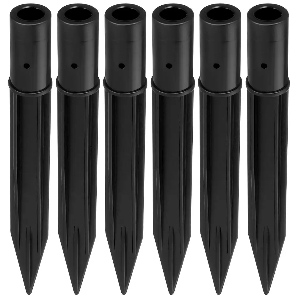 6pcs Solar Lawn Light Stakes 160mmx16.8mm Black ABS Plastic Replacement Spikes for Outdoor Garden Decor Durable Weather
6pcs Solar Lawn Light Stakes 160mmx16.8mm Black ABS Plastic Replacement Spikes for Outdoor Garden Decor Durable Weather