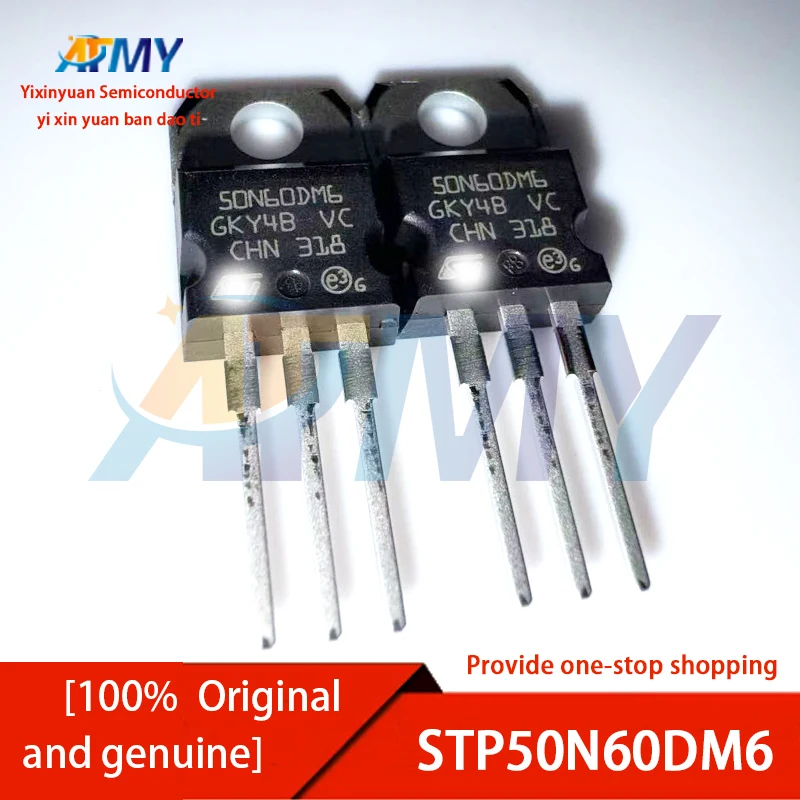 5piece 50N60DM6 STP50N60DM6 TO-220 Field Effect MOS Tube
5piece 50N60DM6 STP50N60DM6 TO-220 Field Effect MOS Tube