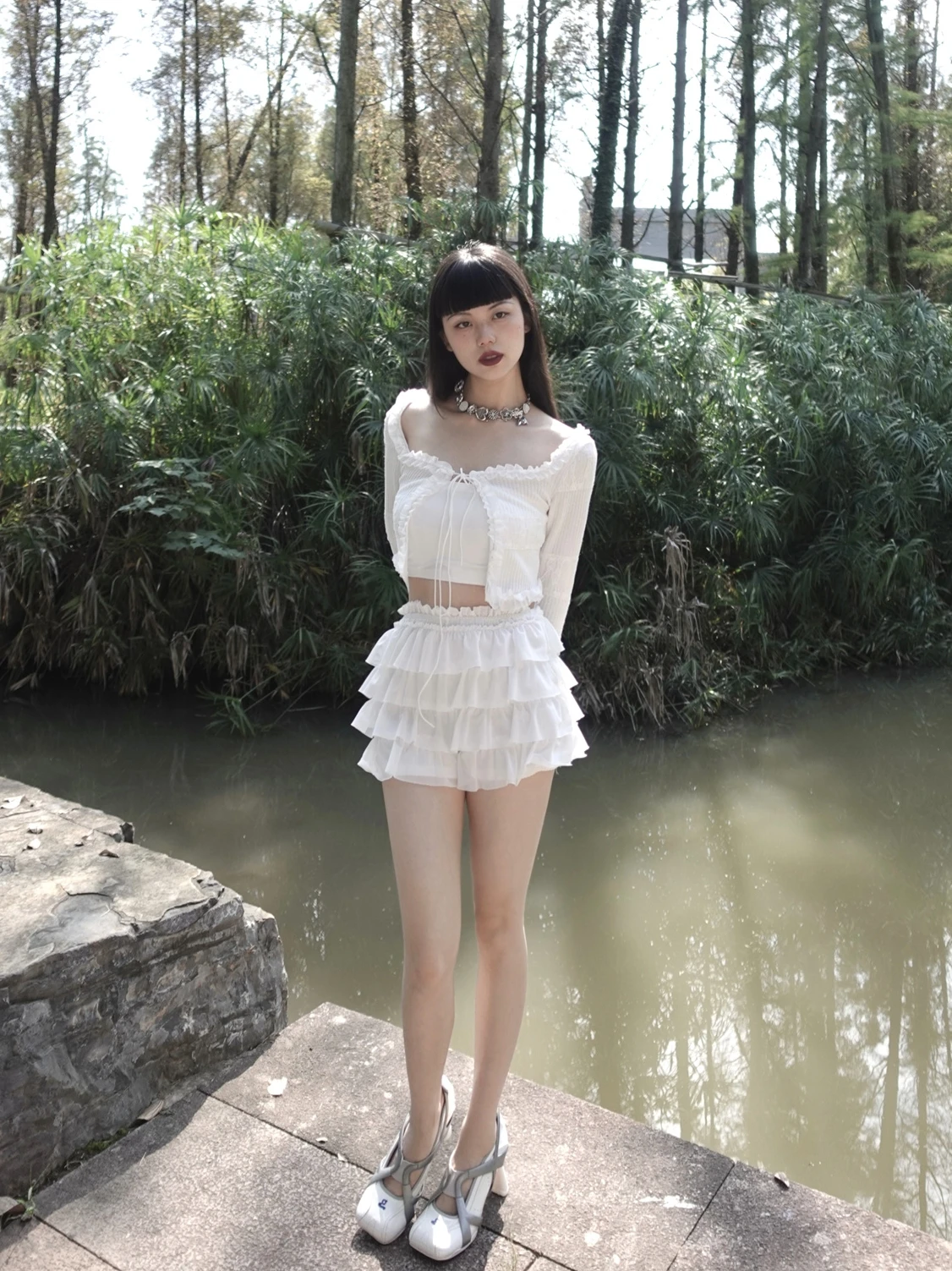 Elegant Classic Chinese Style Puffy Skirt with Lace Trim Soft Gentle Frock Two Piece Set Polyester Fabric Four Seasons Universal
Elegant Classic Chinese Style Puffy Skirt with Lace Trim Soft Gentle Frock Two Piece Set Polyester Fabric Four Seasons Universal