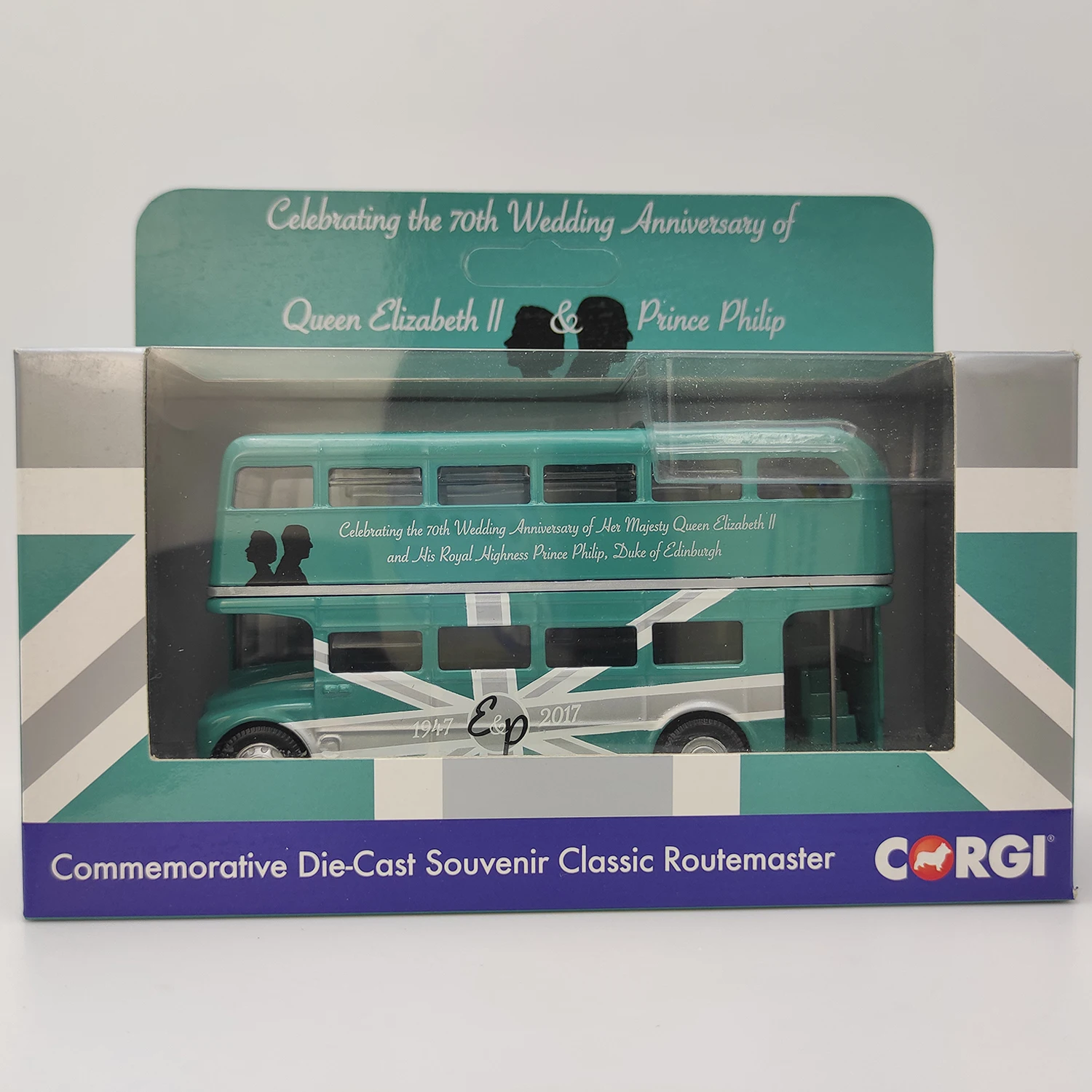 Diecast 1/76 Scale Corgi Double-decker Bus British Elizabeth Philip Wedding Commemorative Edition Alloy Car Model Toy Gift
Diecast 1/76 Scale Corgi Double-decker Bus British Elizabeth Philip Wedding Commemorative Edition Alloy Car Model Toy Gift