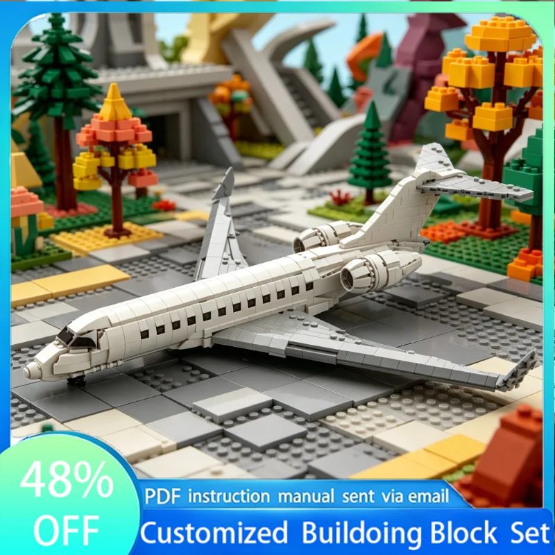 1177 PCS Plane Bricks Global 6000 MOC Customize Modular Building Block Brick Technology Model Creative DIY Boy Assembly Toy Gift
1177 PCS Plane Bricks Global 6000 MOC Customize Modular Building Block Brick Technology Model Creative DIY Boy Assembly Toy Gift