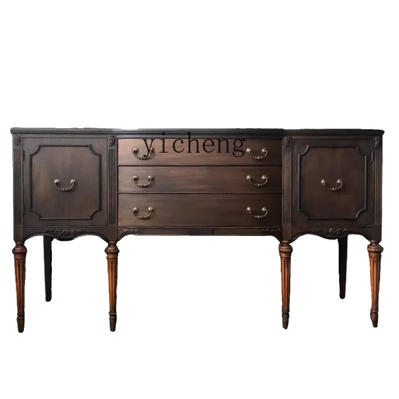 ZK Solid Wood Vintage Engraving Foyer Entrance Cabinet Living Room Decoration Locker Distressed Dining Side Hallway 
ZK Solid Wood Vintage Engraving Foyer Entrance Cabinet Living Room Decoration Locker Distressed Dining Side Hallway
