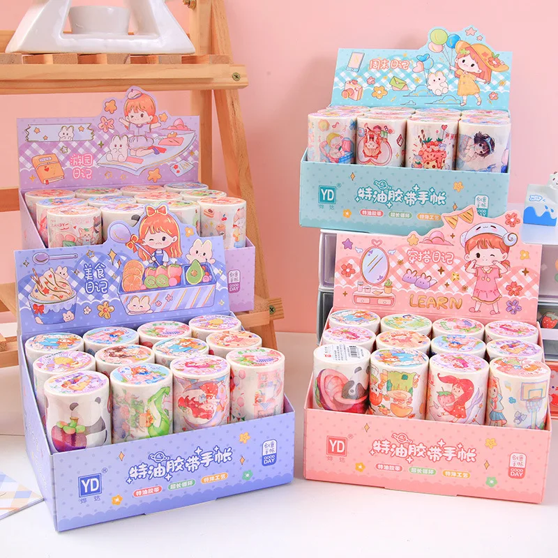 4 Pcs Cute Sauce Hand Account Washi Tape Ins Cartoon Girl Special Oil Tape DIY Material Sticker Decorative Stationery
4 Pcs Cute Sauce Hand Account Washi Tape Ins Cartoon Girl Special Oil Tape DIY Material Sticker Decorative Stationery