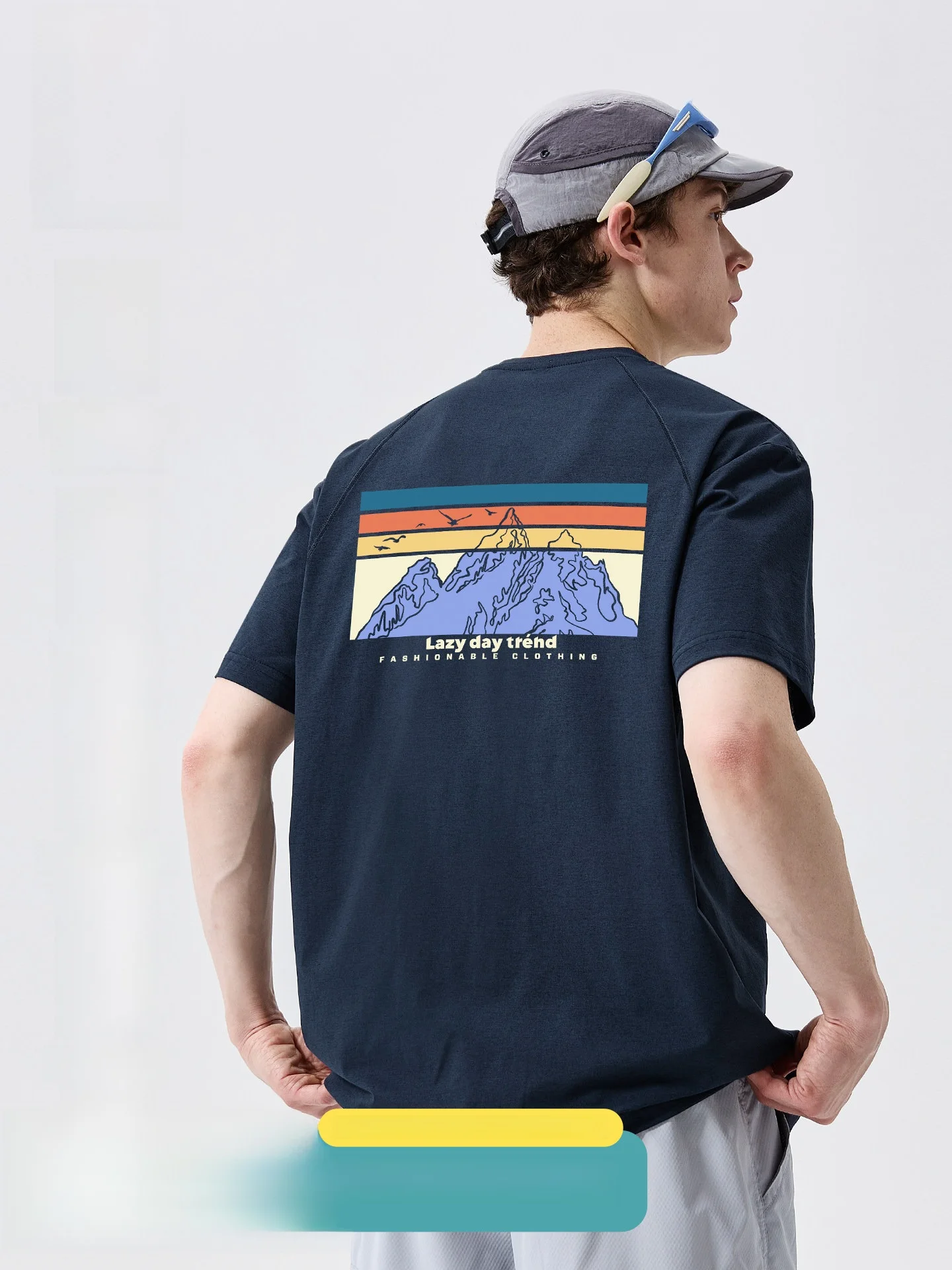 LAZY DAY Trend Men's Printed T-Shirt Lightweight Quick Dry Anti-Bacterial Outdoor Sports Short Sleeve Casual round Neck
LAZY DAY Trend Men's Printed T-Shirt Lightweight Quick Dry Anti-Bacterial Outdoor Sports Short Sleeve Casual round Neck