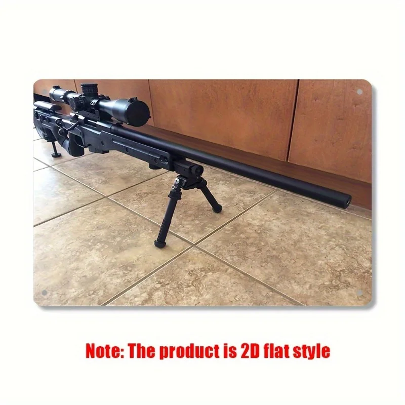 "Sniper Rifle Metal Wall Art - 7.87"x11.81" Durable Iron Sign for Home, Cafe, Bar Decor, Vintage Style Gift"
"Sniper Rifle Metal Wall Art - 7.87"x11.81" Durable Iron Sign for Home, Cafe, Bar Decor, Vintage Style Gift"