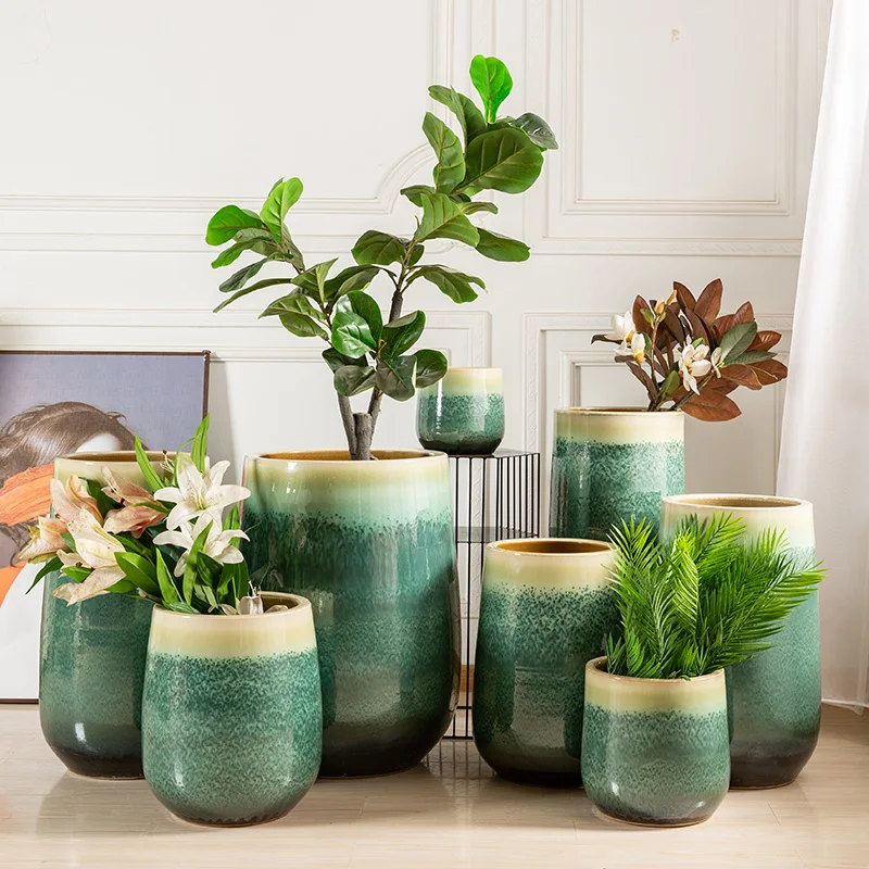 Living Room Club Hotel Balcony Ceramic Flower Pot Ornament Home
Living Room Club Hotel Balcony Ceramic Flower Pot Ornament Home