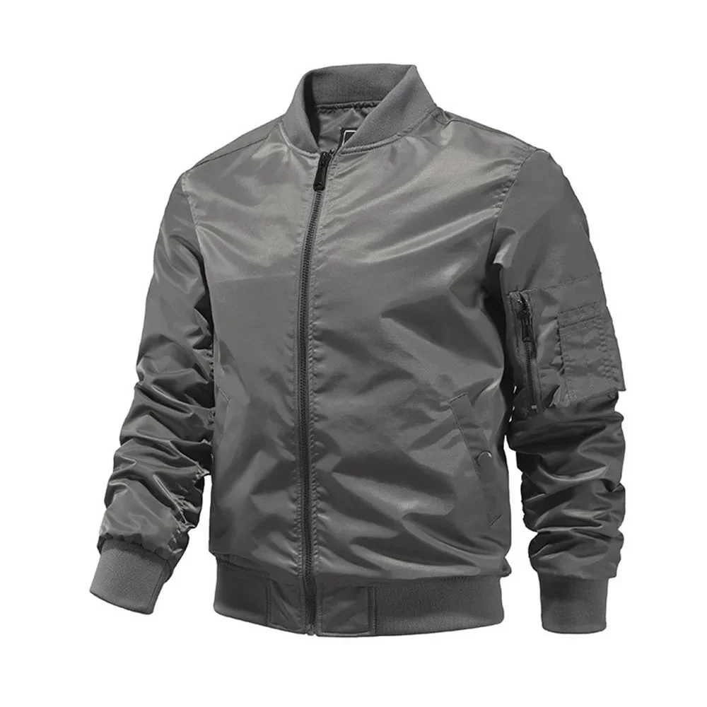 Men New In Outerwears Spring Autumn Fashion Aviator Baseball Jacket Ropa Hombre Jackets For Men S-5XL Solid Color Bomber Jacket
Men New In Outerwears Spring Autumn Fashion Aviator Baseball Jacket Ropa Hombre Jackets For Men S-5XL Solid Color Bomber Jacket