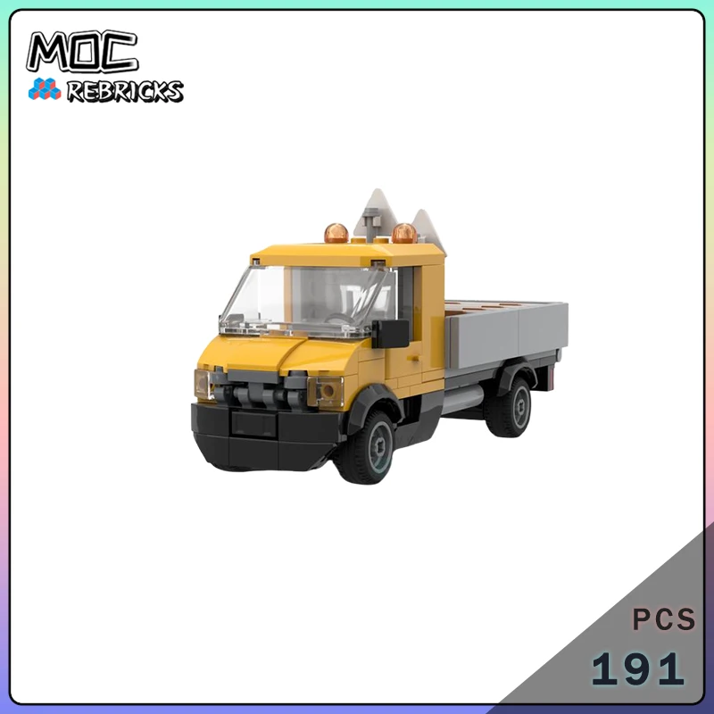 MOC Light Delivery Van Building Blocks Set City Street View Transport Vehicle Model Creative Mechanical Bricks Toys Gift
MOC Light Delivery Van Building Blocks Set City Street View Transport Vehicle Model Creative Mechanical Bricks Toys Gift