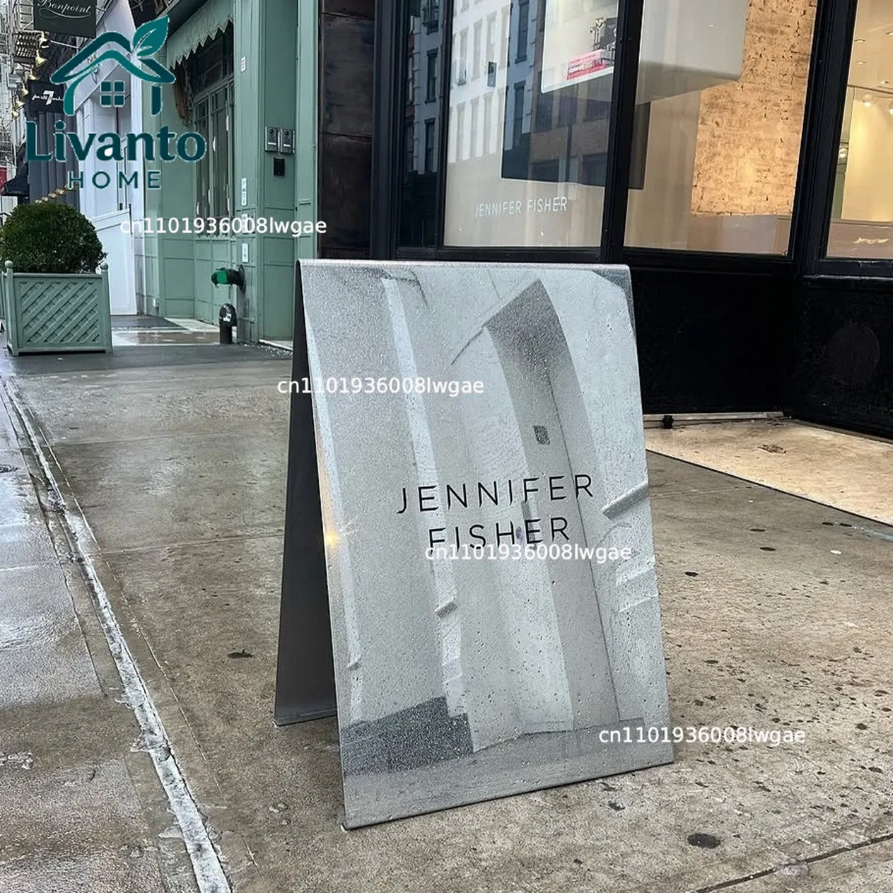 Custom A-Frame Sidewalk Sign–Mirrored Stainless Steel Sandwich Board, Double-Sided Outdoor Display, Ideal for Business Signage
Custom A-Frame Sidewalk Sign–Mirrored Stainless Steel Sandwich Board, Double-Sided Outdoor Display, Ideal for Business Signage