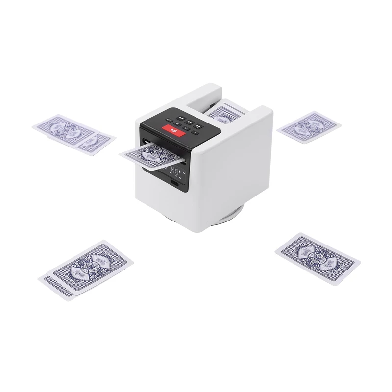 Automatic Card Dealer Adjustable Card Dealing Speed Display DIY Electric Card Dealing Machine for 3-12Players 4000mAh
Automatic Card Dealer Adjustable Card Dealing Speed Display DIY Electric Card Dealing Machine for 3-12Players 4000mAh