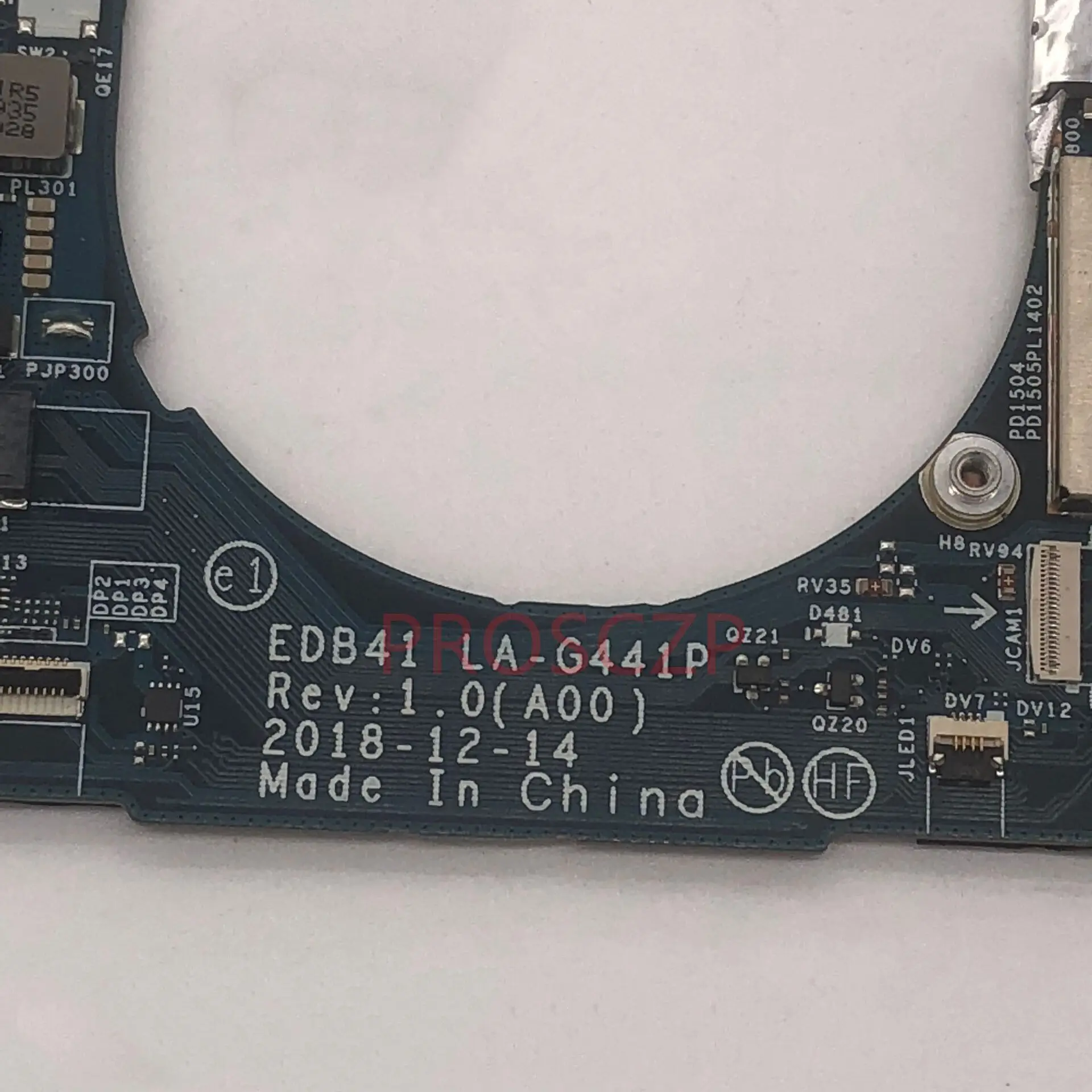 CN-054PCJ 054PCJ 54PCJ 8 ГБ для ноутбука DELL 7400, материнская плата с процессором SRF9Z i5-8365U EDB41 LA-G441P, 100% полная работа, хорошо
CN-054PCJ 054PCJ 54PCJ 8 ГБ для ноутбука DELL 7400, материнская плата с процессором SRF9Z i5-8365U EDB41 LA-G441P, 100% полная работа, хорошо